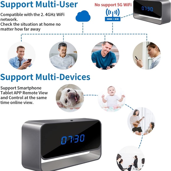 COPY - Brand new hidden camera clock - Picture 6 of 10